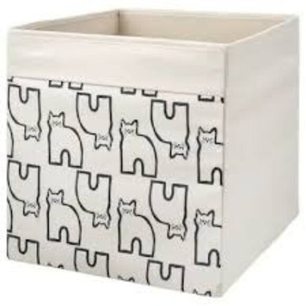 IKEA DRONA Cat Print Limited Edition Storage Box for Kallax Unit